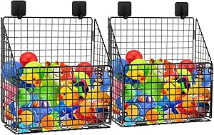 Amazon.com: Greentainer 2 Pack Large Bath Toy Storage, Metal Bathtub ...
