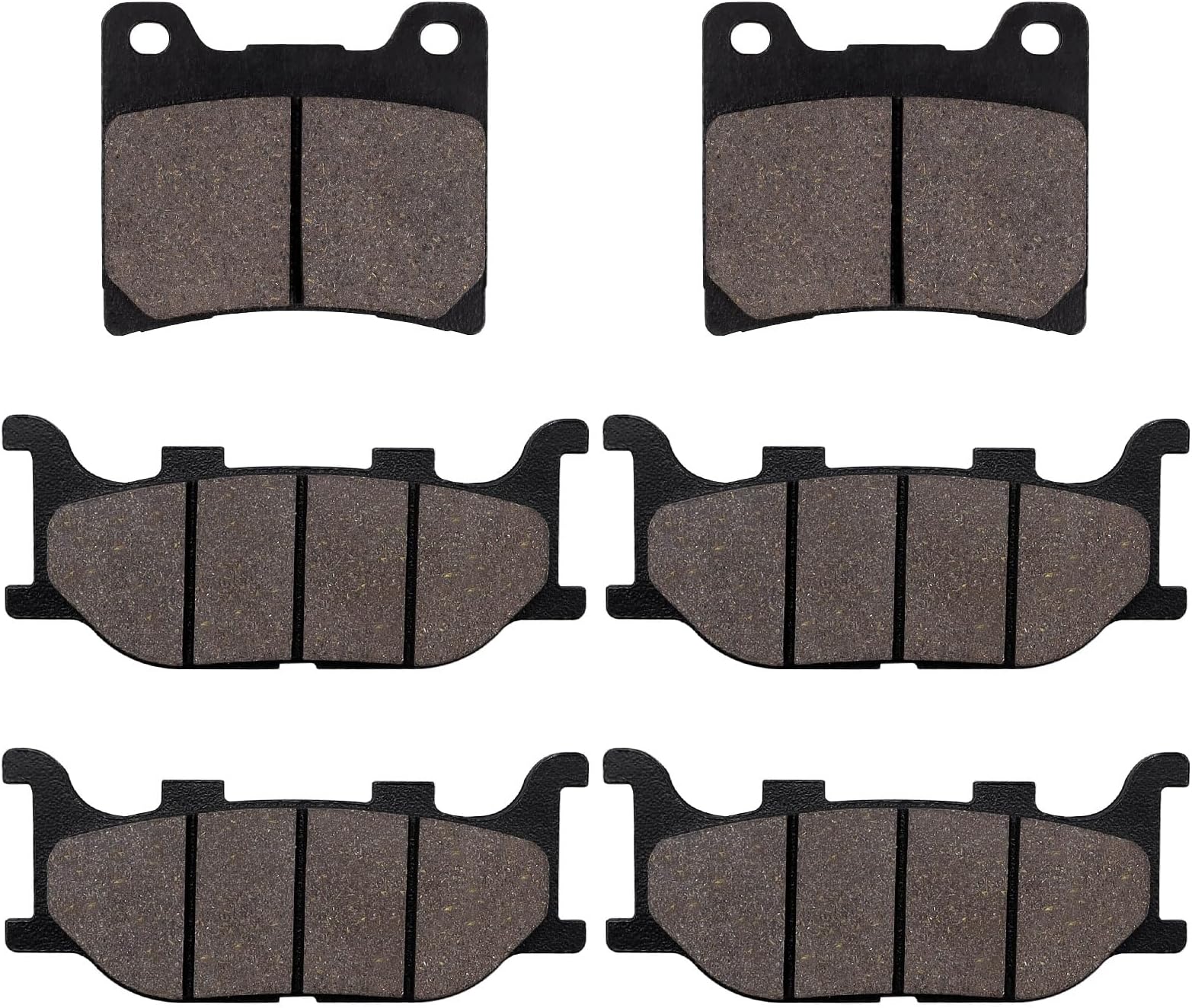 Slother Front and Rear Brake Pad Replacement for Yamaha XV XVS 1100 A Dragstar Classic A V-Star Drag Star W-N V-Star Custom Midnight