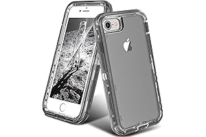 Crystal Gray iPhone 7 Case by AmazonBasics: Durable Protection for Your Device
