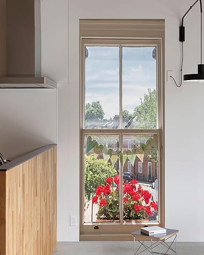 Miniatura 3 de FLFK Adhesivo para puerta, mural de puerta para despegar y pegar, papel tapiz autoadhesivo extraíble para decoración del hogar, 30.3 pulgadas de