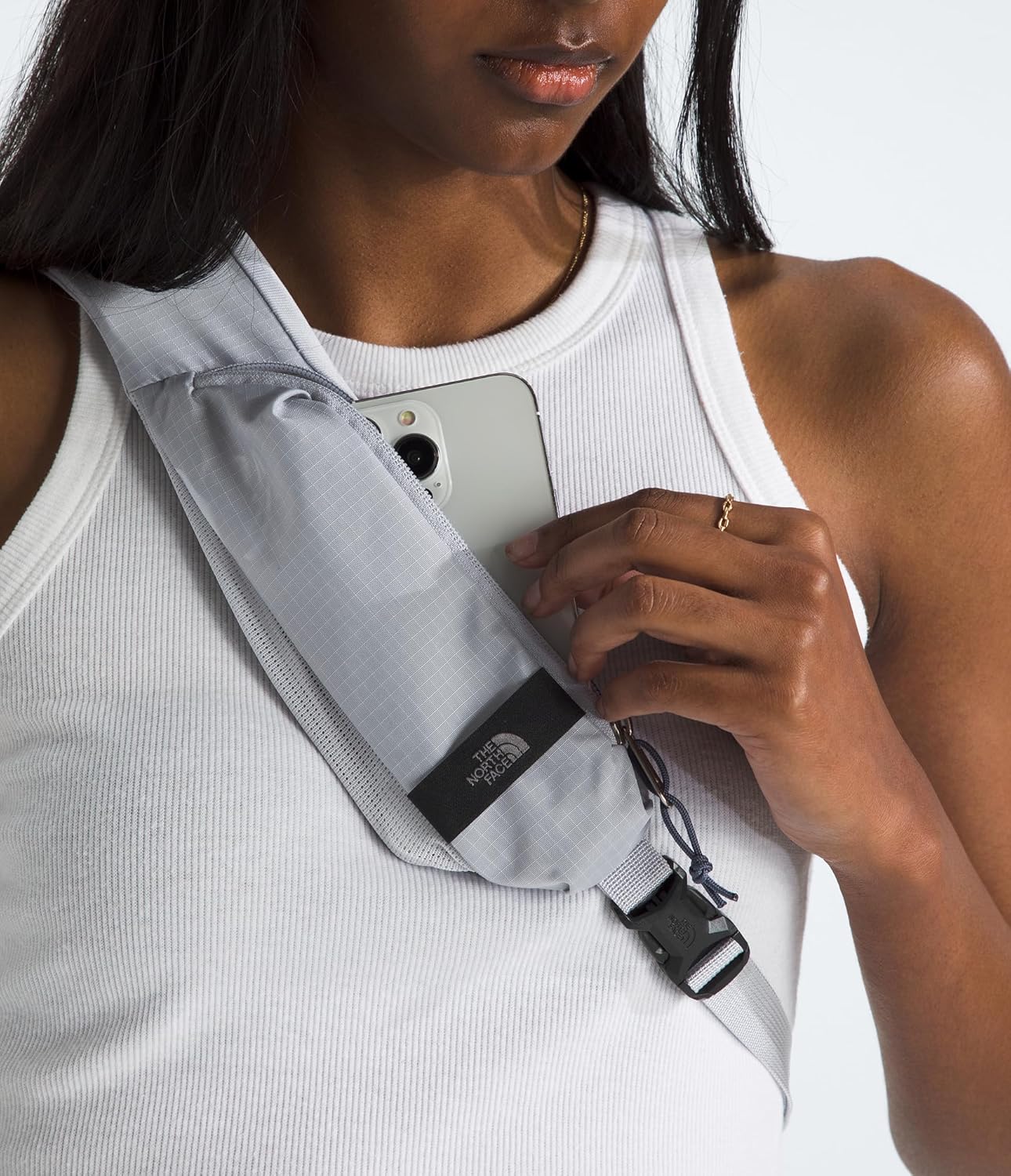 THE NORTH FACE Borealis SIing Bag | Crossbody Adjustable Strap, Water Repellent Finish, Multiple Compartments, Tablet Sleeve - Image 5