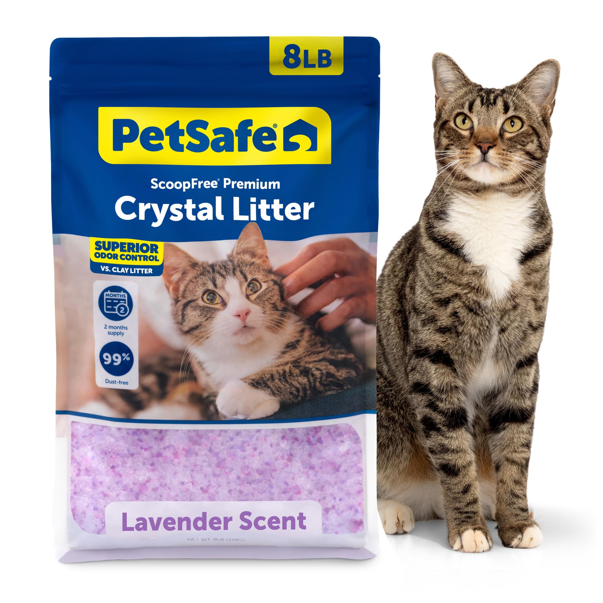 PetSafe ScoopFree Odor Control Crystal Litter Lavender Scent 8lb