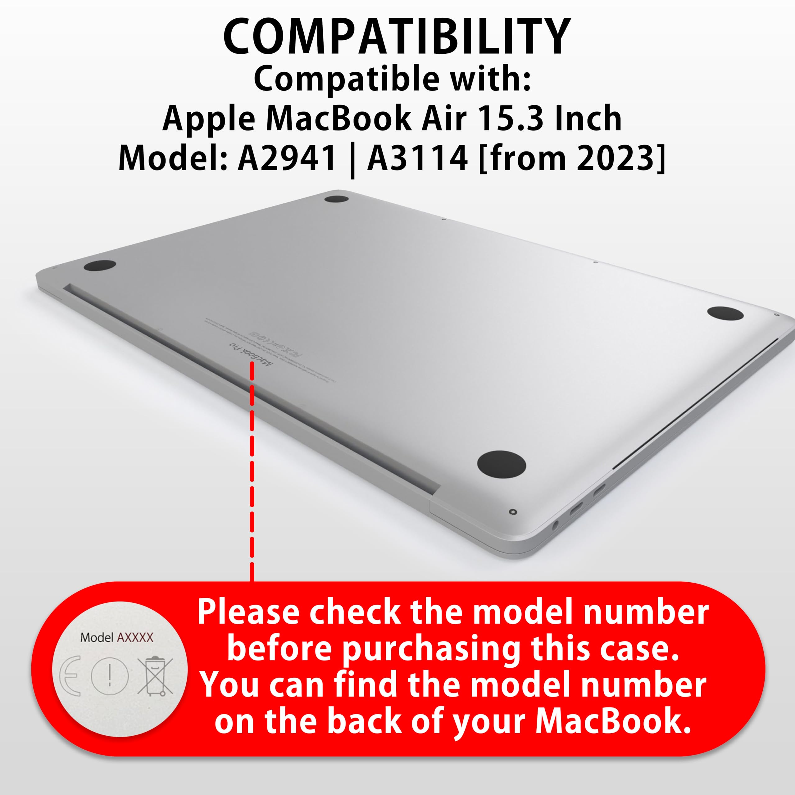 MyGadget 2x Pellicola Protettiva Mate per Apple MacBook Air 15,6 Pollici [ dal 2023 - A2941 | A3114 - M3 & M2 ] - Protezione Antiriflesso - Proteggi Display Opaca