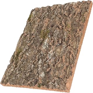 Ipetboom Réptil Habitat Decoração Esconderijos Casca Dobras Réptil Log Esconderijo Aquário Oco Tronco De Árvore Plataforma Para Betta Pequenos Lagartos Tartarugas Répteis Cork Bark