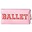 Y1tvei Ballet Cosmetic Bag for Girls - Preppy Patch BALLET Rose Red Chenille Letter Makeup Bag PU Leather Waterproof Portable Ballerina Makeup Pouch Dance Recital Travel Toiletry for Girl Dancer(Pink)