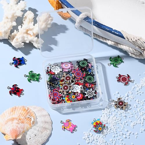 Miniatura 4 de DanLingJewelry Dijes esmaltados coloridos para manualidades hechas a mano, fabricación de joyas, No es una piedra preciosa