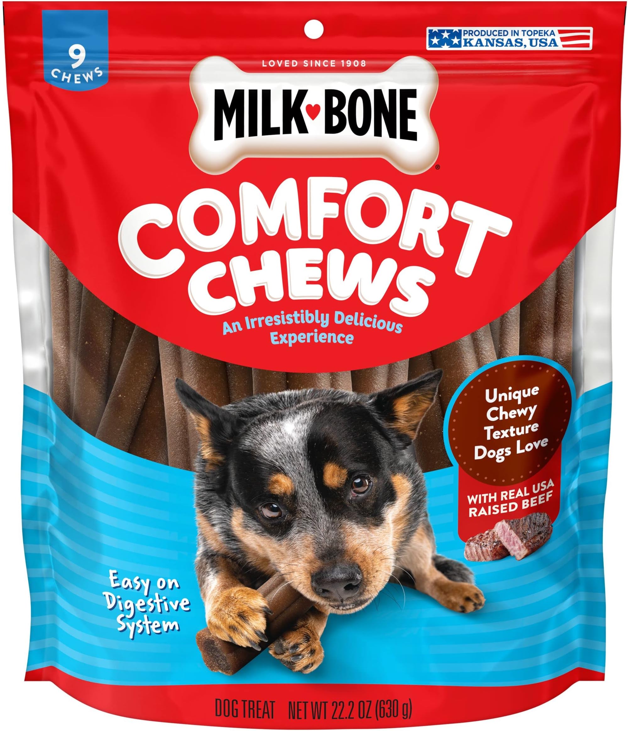 MilkBone Soft & Chewy Dog Treats Bundle Beef & Filet