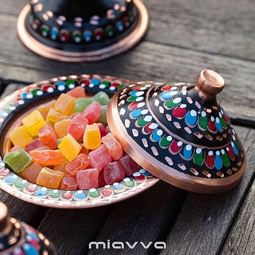 Miniatura 6 de Juego de café turco - Juego de café expreso turco (9 piezas) (cobre hecho a mano)