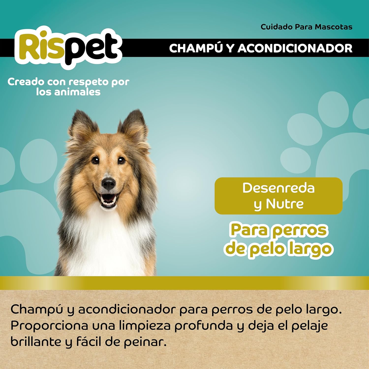 Coconut Keratin Shampoo & Conditioner, Cleaner for Dogs and Long-Haired Animals, Delicate Allergen Free Formula and pH Balanced, Coconut Fragrance, 370 ml 3