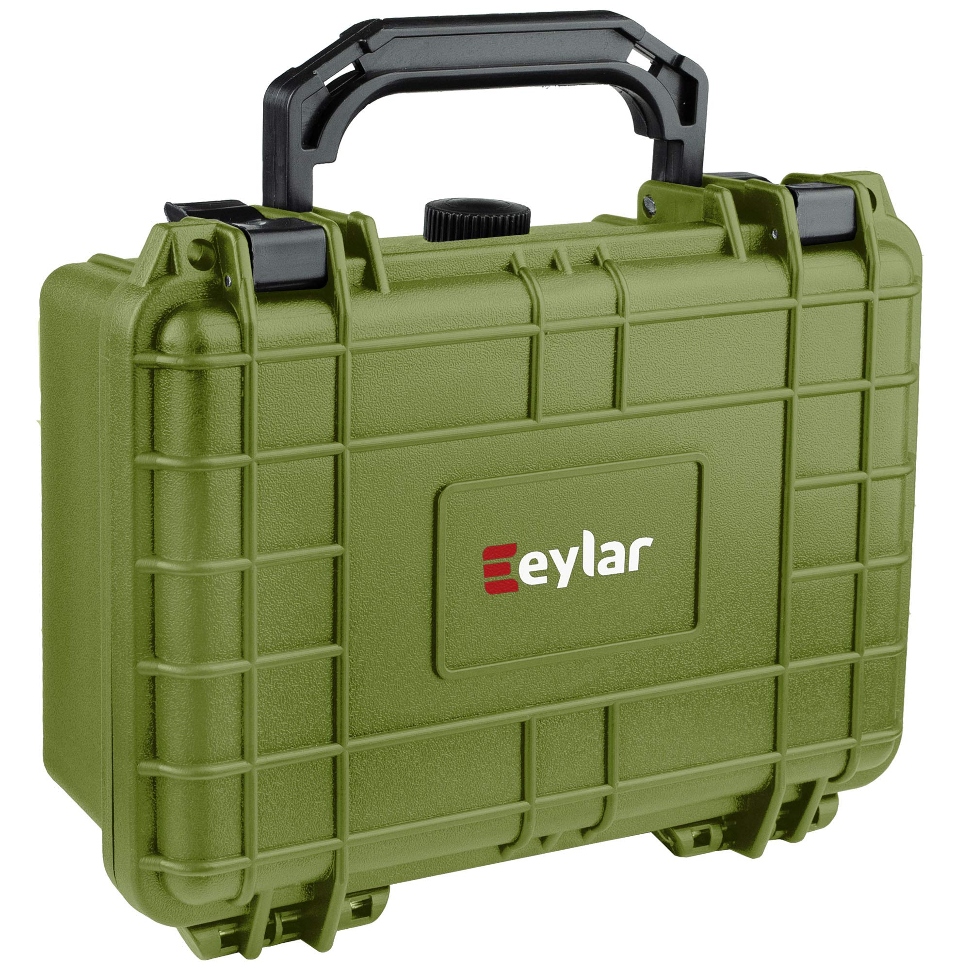 Eylar Protective Gear and Camera Hard Case Water & Shock Proof w/Foam TSA Approved 8.12 inch 6.56 inch 3.56 inch (OD Green)