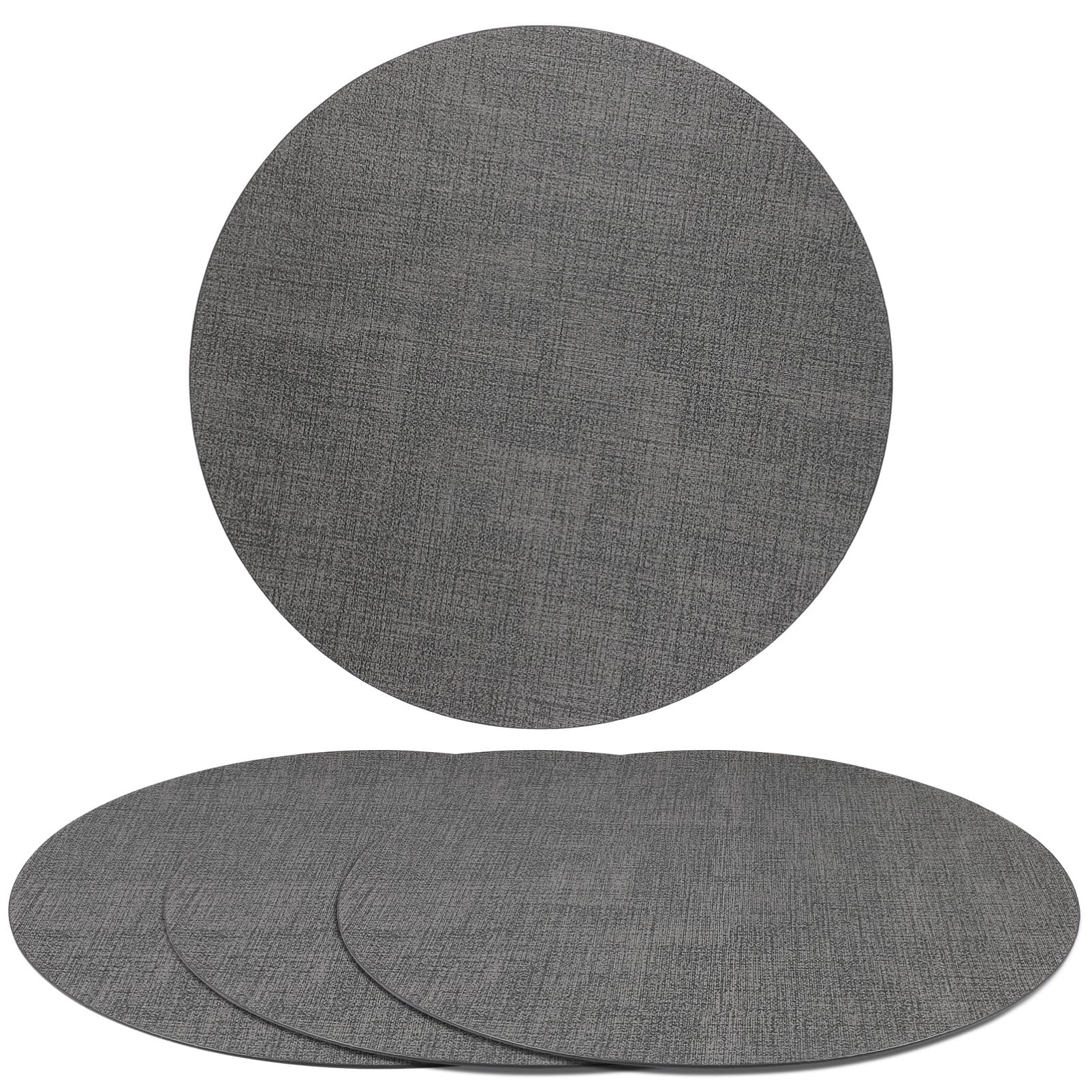 Sets de table élégants Amosfun en PVC de qualité supérieure | Protection de table chic lot de 4