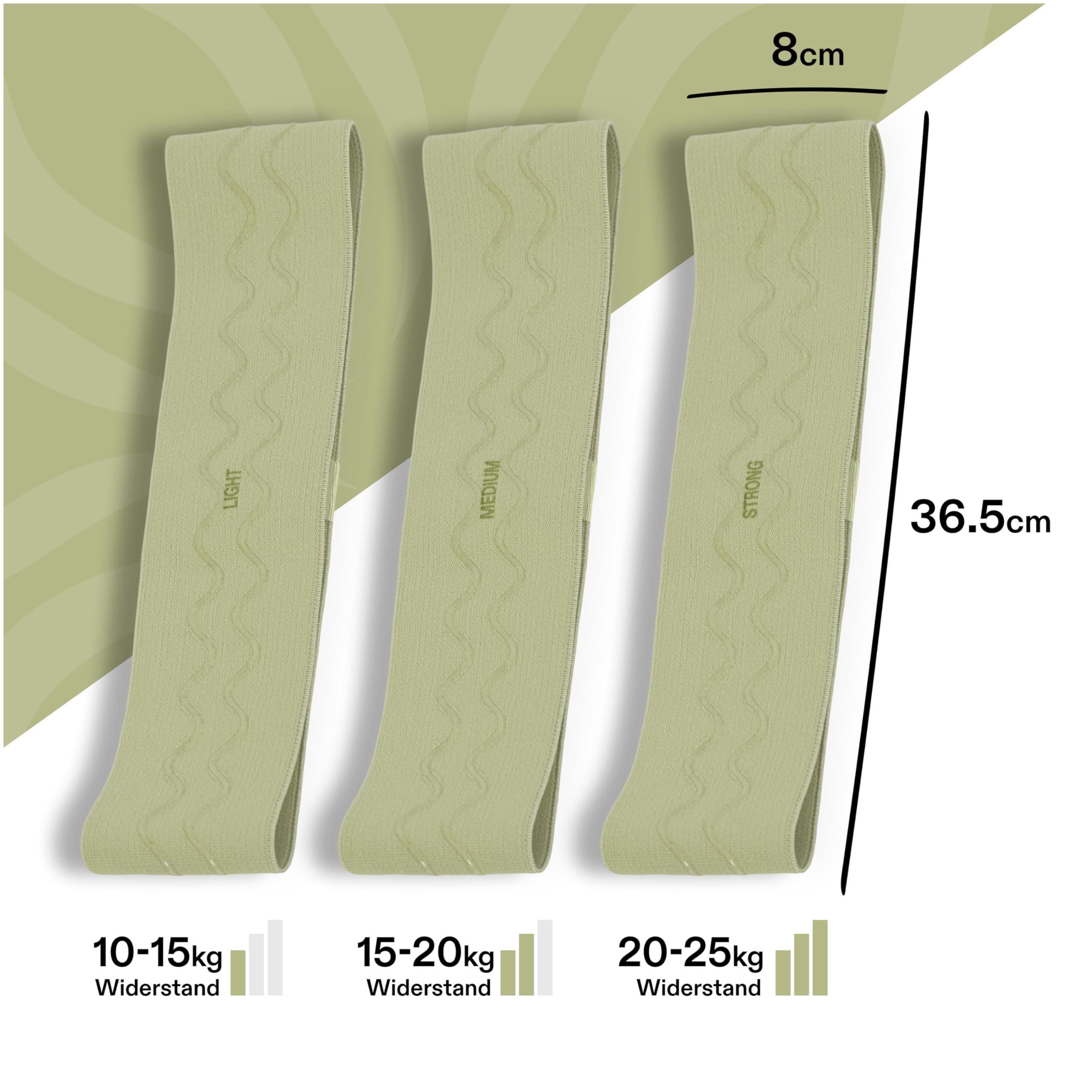 OMNANA® Heup weerstand banden set (3 stuks