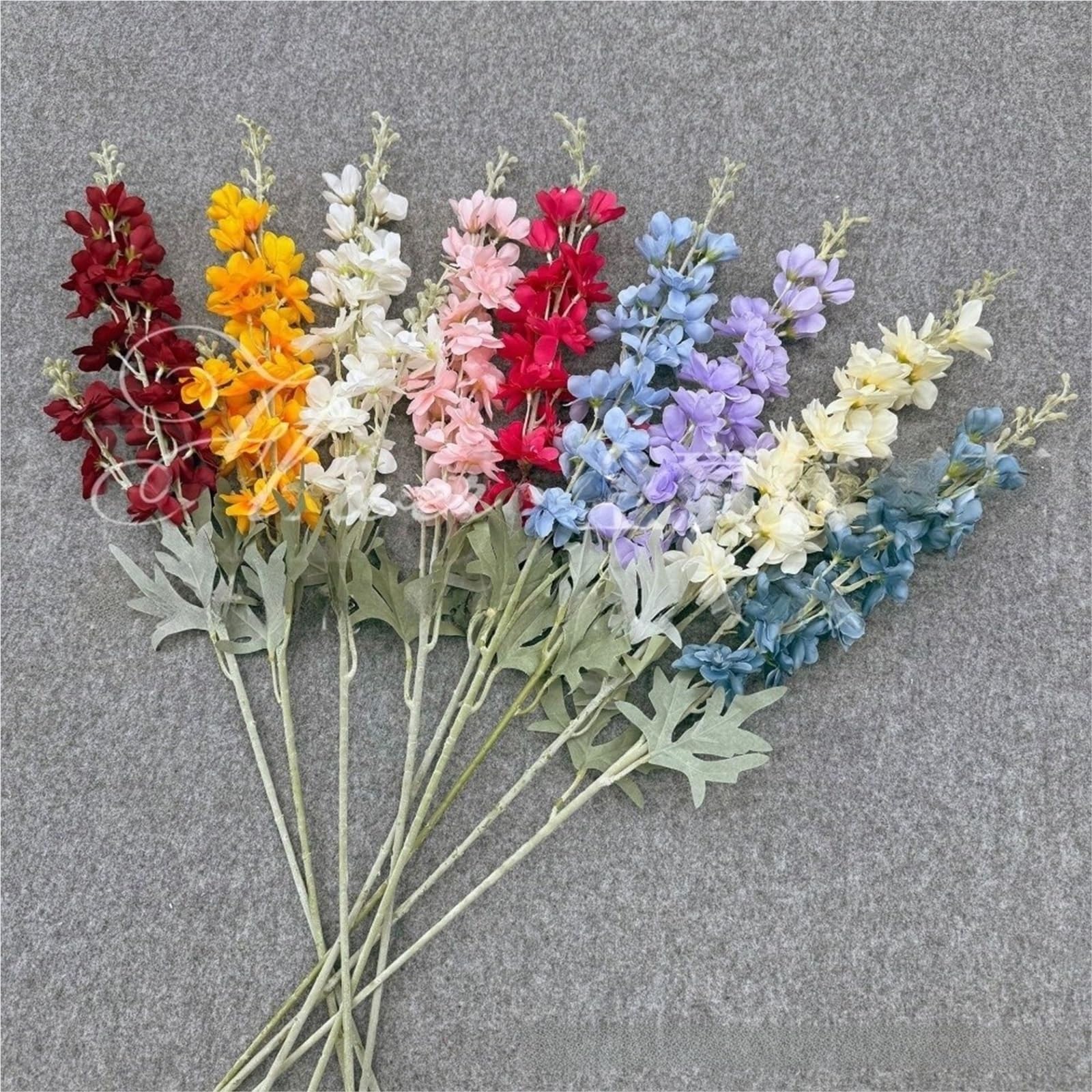 Künstliche Delphinium Künstliche Delphiniumblumen aus Seide