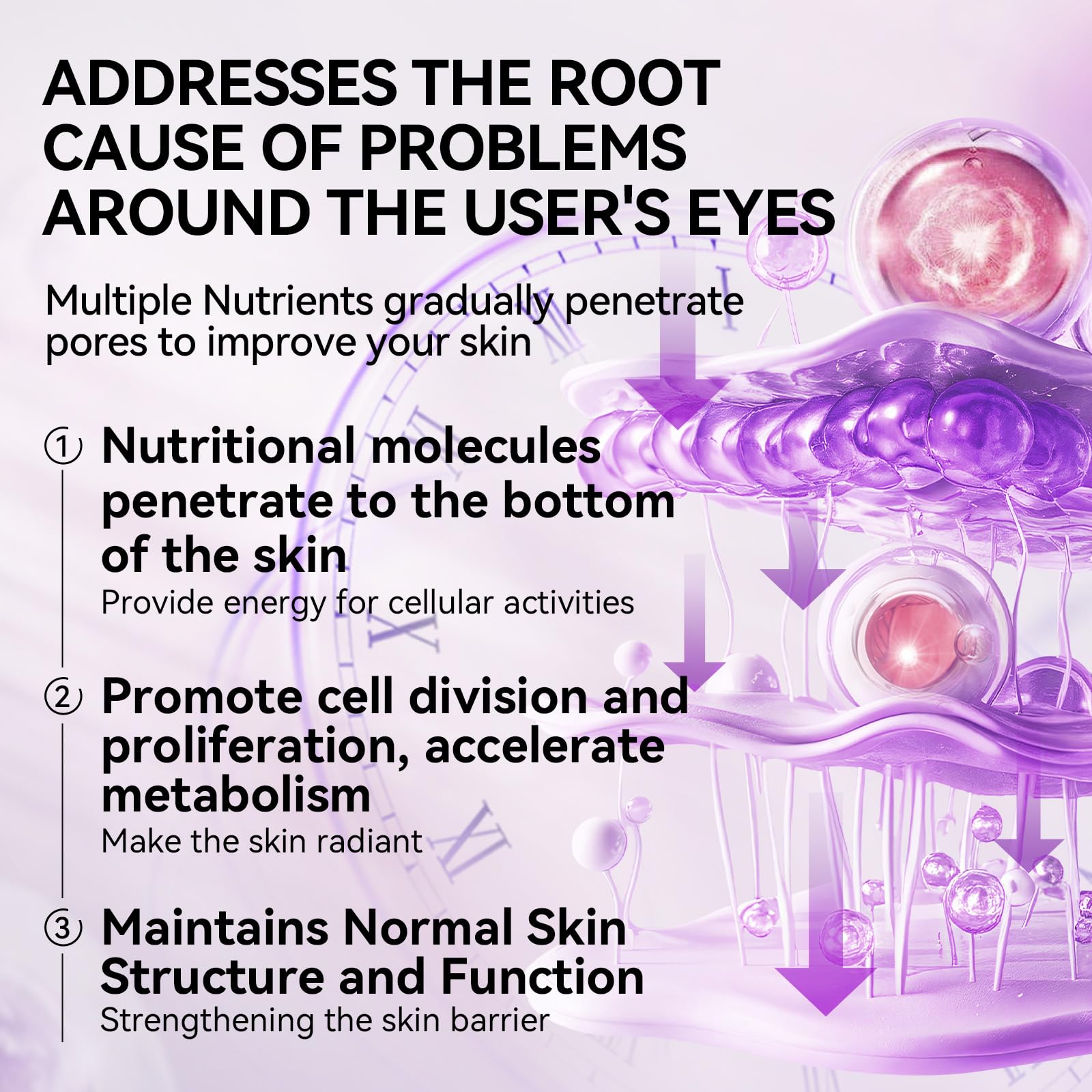 BREYLEE Aloe Vera Eye Masks– 60 Pcs - Puffy Eyes and Dark Circles Treatments – Look Younger and Reduce Wrinkles and Fine Lines Undereye, Improve and Firm eye Skin - Pure Natural Material Extraction: Retinol purple