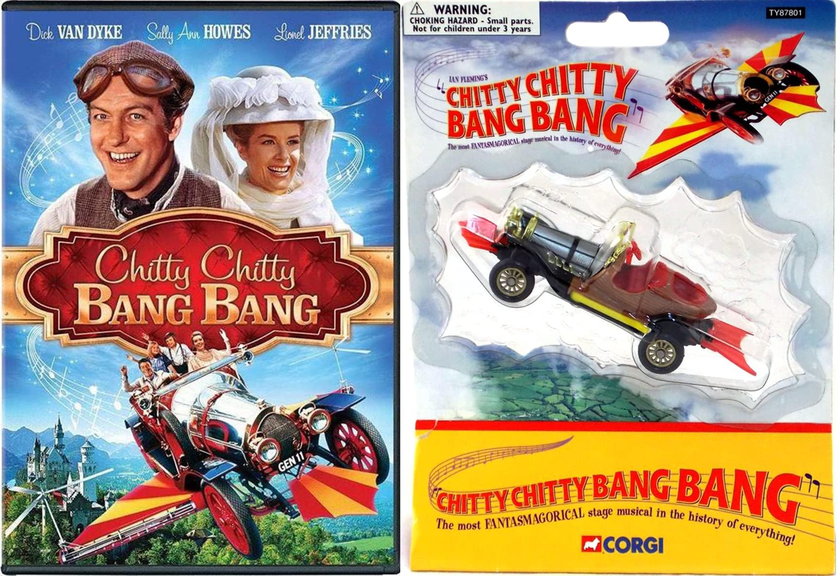 Truly Scrumptious Chitty Chitty Bang Bang Car & Movie Family Kid Series Replica Model Iconic Collectible