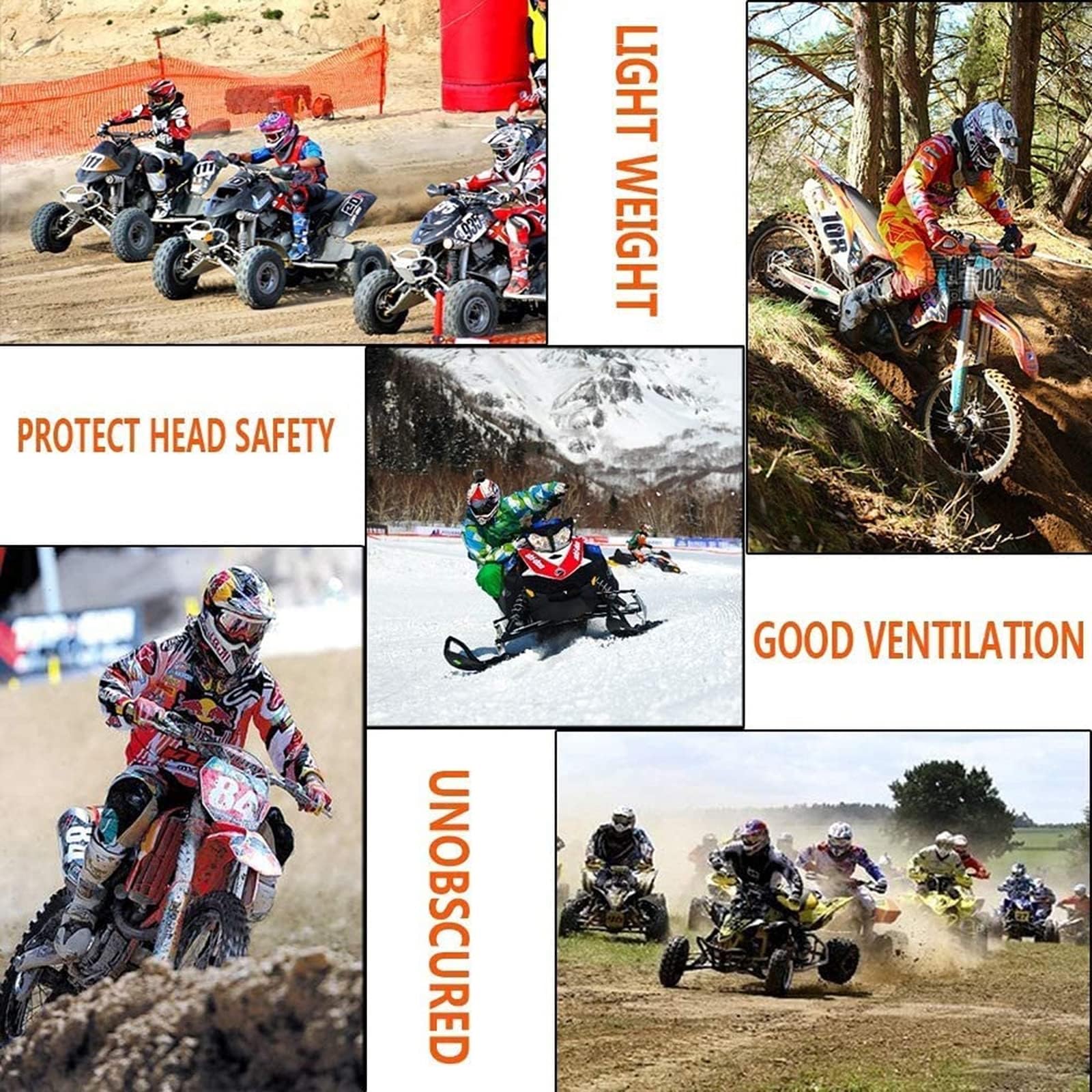 Cara Completa MTB Casco de Motocross, con Gafas Guantes Mascarilla, Juventud Niños BMX Moto ATV Scooter Casco, Doble Deporte Cuesta Abajo Quad Dirt Bike Enduro Chocar Casco