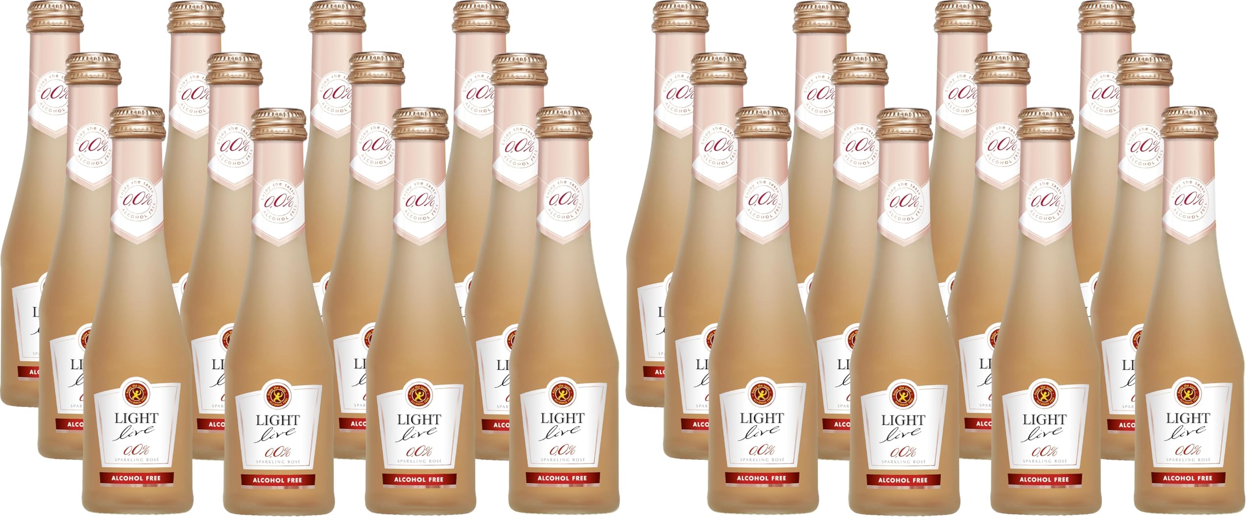 LIGHT live alkoholfrei 0,0% Sparkling rose (12 x 0,2 l) (Packung mit 2)