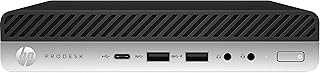 Flagship HP Premium ProDesk 600 G3 Business Mini Desktop Performance PC - Intel Quad-Core i5-7500T, 256GB SSD, 8GB DDR4, USB Type-C, DisplayPort, Gigabit Ethernet, Windows 10 Professional (Renewed)