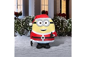 Christmas Inflatable Minion Otto in Santa Suit