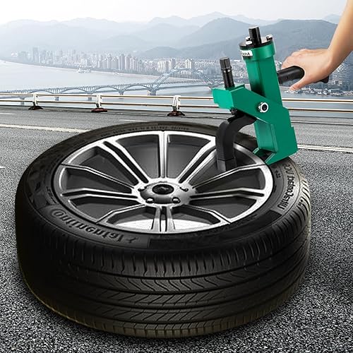 Miniatura 7 de Herramienta de reparación manual de neumáticos con almohadilla de goma, martillo ajustable, cambiador de neumáticos para ATV, UTV, camión, tractor,