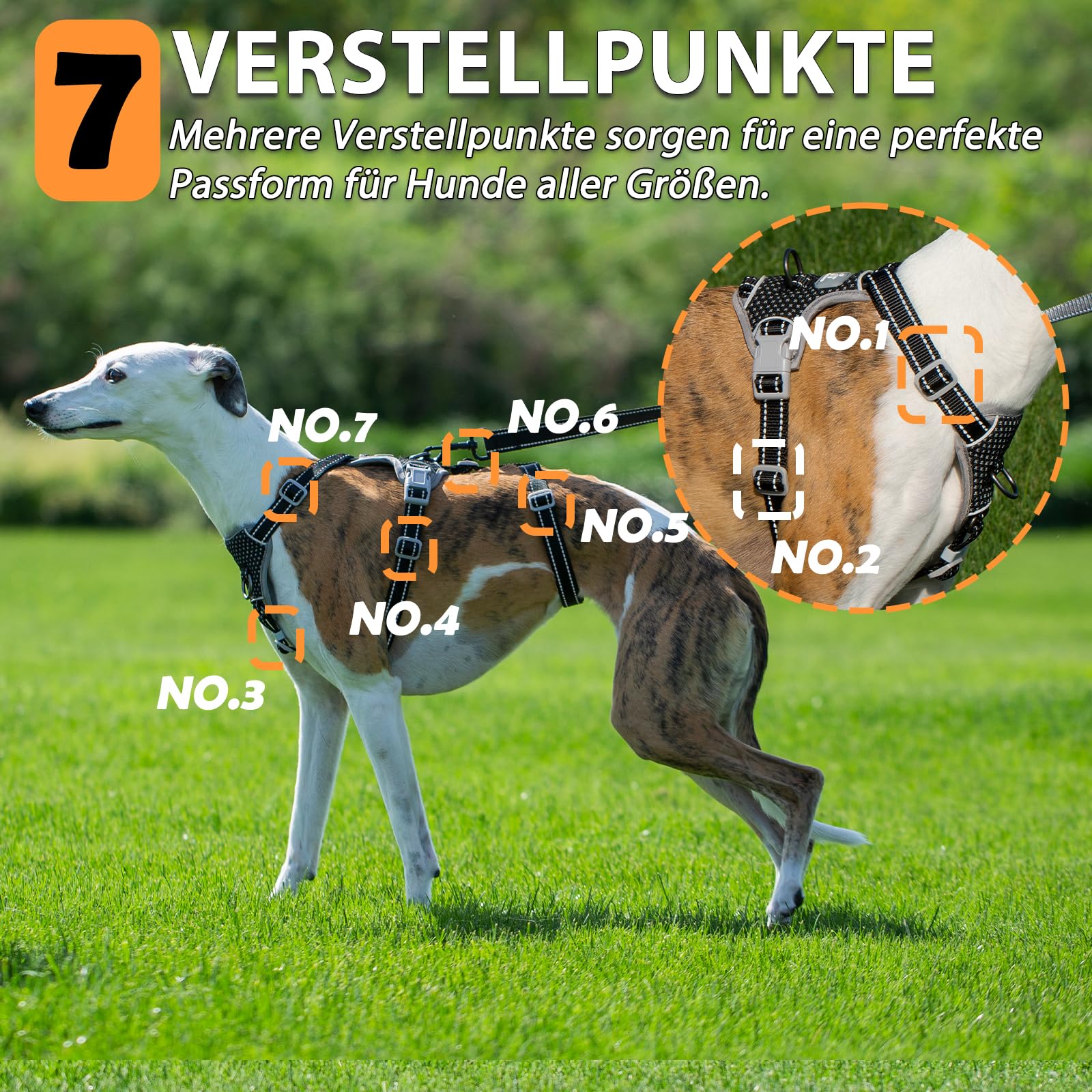 Huntboo Sicherheitsgeschirr Hund Ausbruchsicher, Panikgeschirr für Hunde, Anti Zug Hundegeschirr, Reflektierend, Verstellbare, Leichte Weste für kleine, mittelgroße und große Haustiere (Schwarz,L)