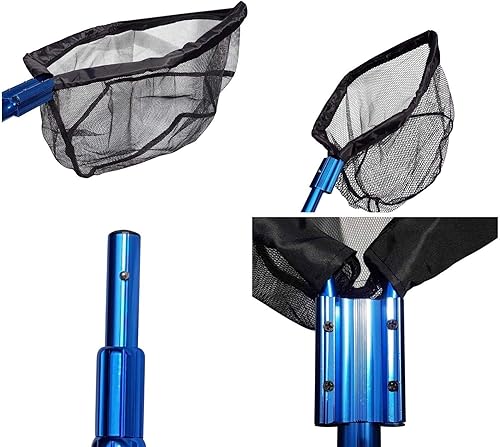 Paquete combinado de redes de estanque Koi para jardín de agua resistente, paquete económico de 2 unidades | PondH2o Fishpond - Red de captura de