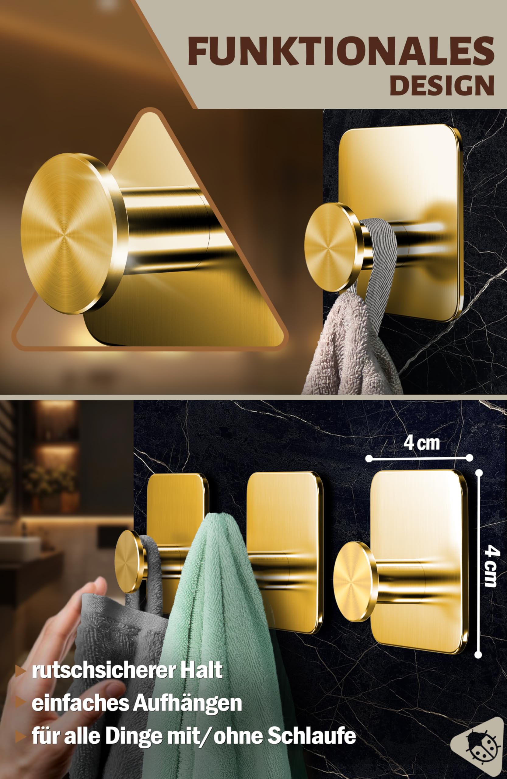 Porte Serviette Deroulant Porte-serviettes Mural, Sans Perçage, En Acier Inoxydable 304, Pour Porte Serviette Adhesif Salle De Bain