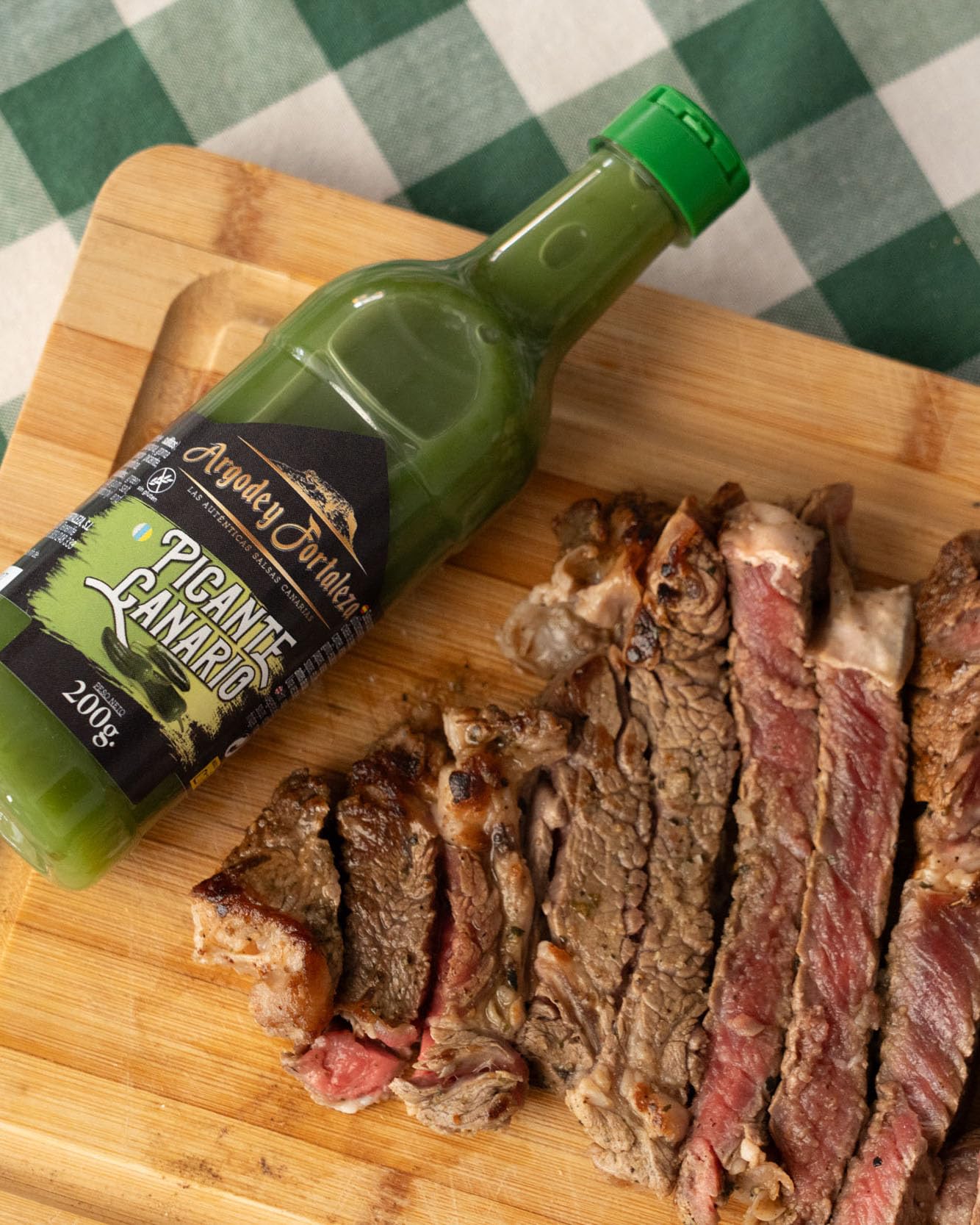 Argodey Fortaleza Picante Canario Verde 200 g | Salsa Mojo Verde Tradicional | Ideal para Papas Arrugadas, Carnes y Pescados | Especialidad de Canarias