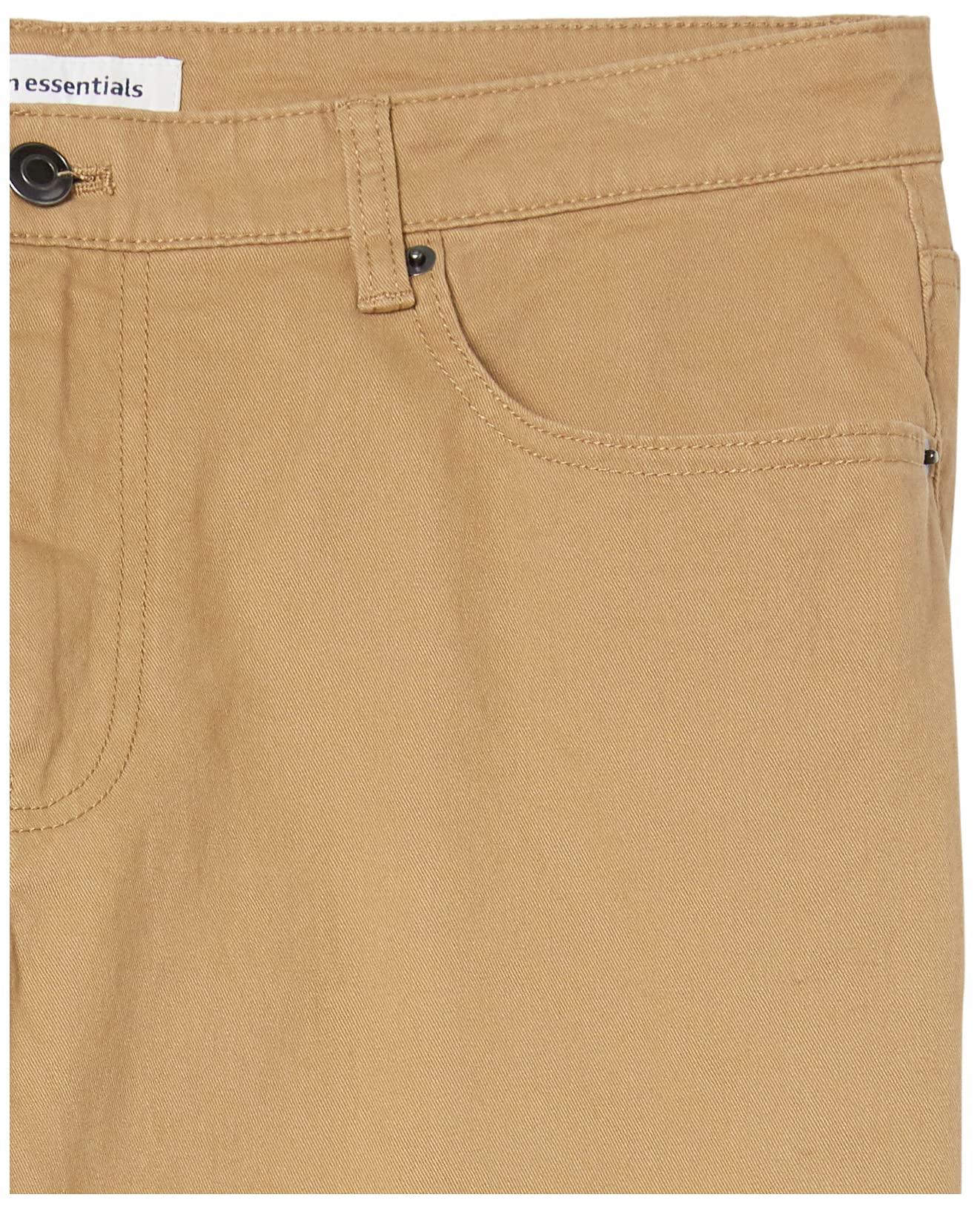 Amazon Essentials Pantalón de Sarga Elástico con 5 Bolsillos y Ajuste Deportivo (Disponible en Talla Grandes y Largos Especiales) Hombre