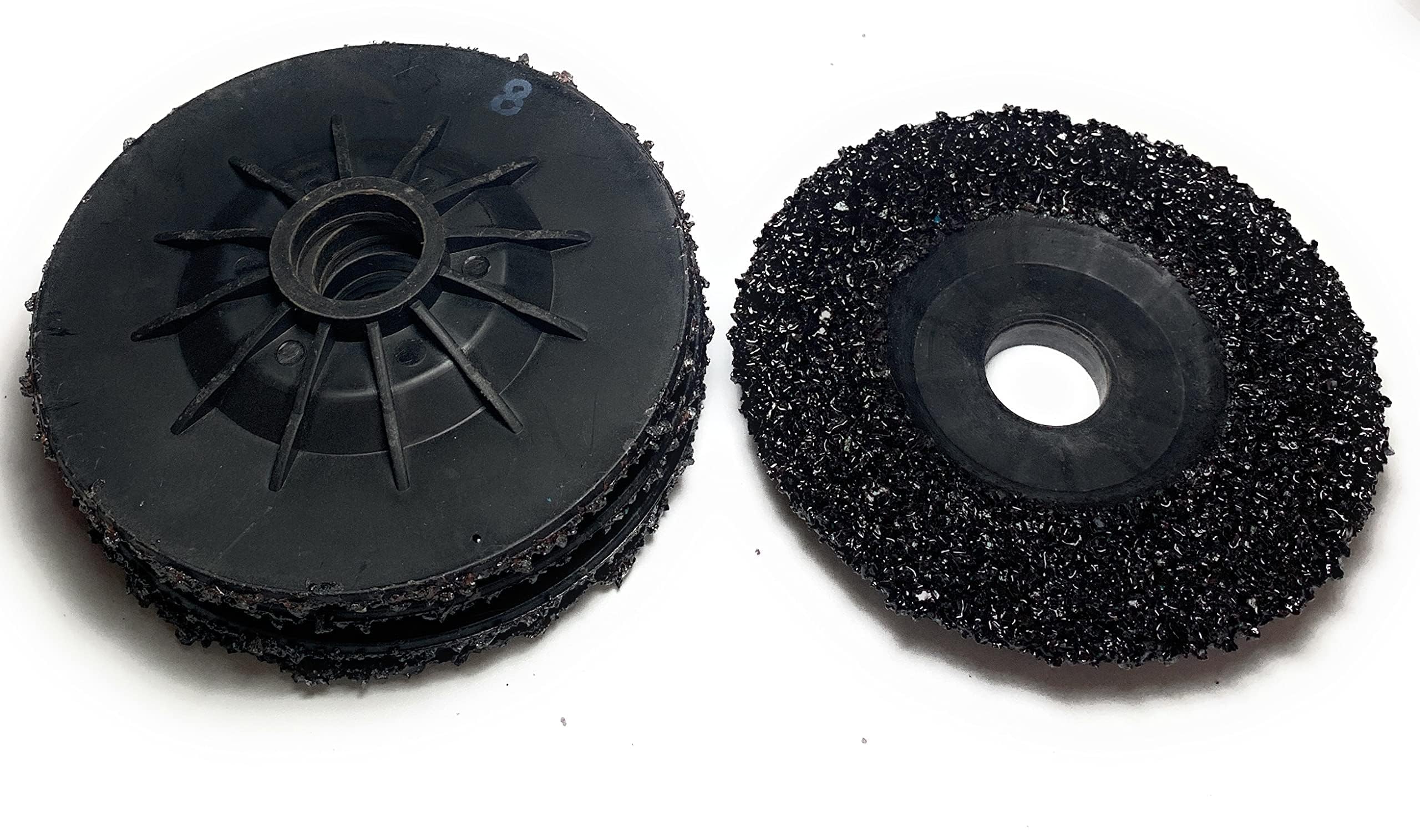 SIGNI S/C Plastic Back Grinding Disc for Granite/Marble/Concrete and Glasses (8 Grit, 7 inch)