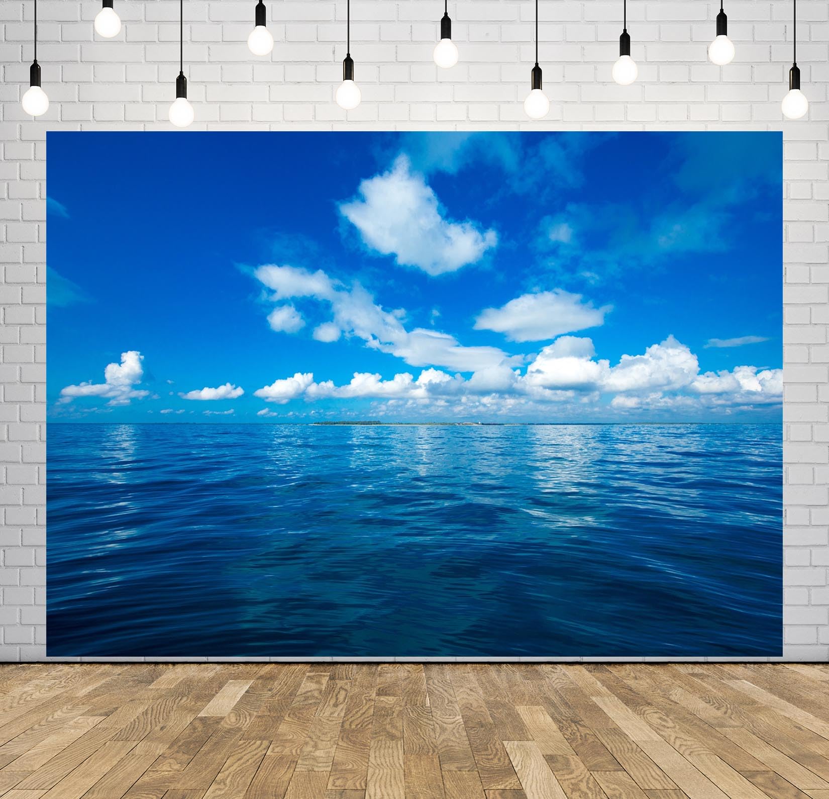 Amazon.com: Loccor 10x6.5ft Fabric Ocean Backdrop Sea Surface