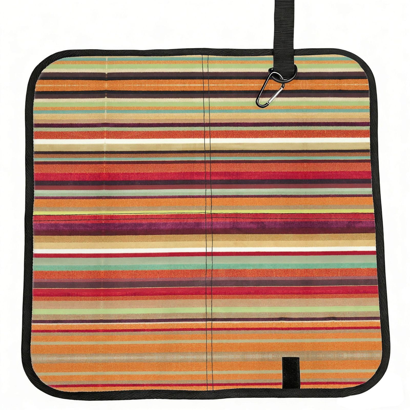 UVBDF Rainbow. Print Outdoor Sitting Cushion Folding Seat Pad Compact Portable Picnic Bench Cushion Mat