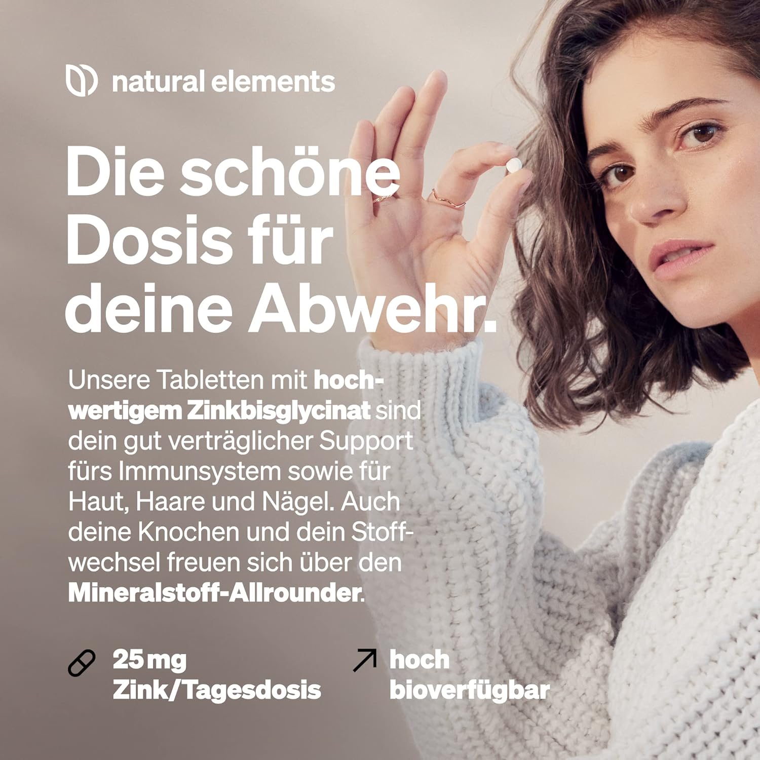 Zink 25mg: Vegan & Hochdosiert – Ihre tägliche Ergänzung für Wohlbefinden!
