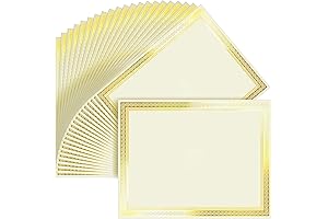 SUNEE Gold Certificate Paper: Perfect for Prestigious Awards and Documents