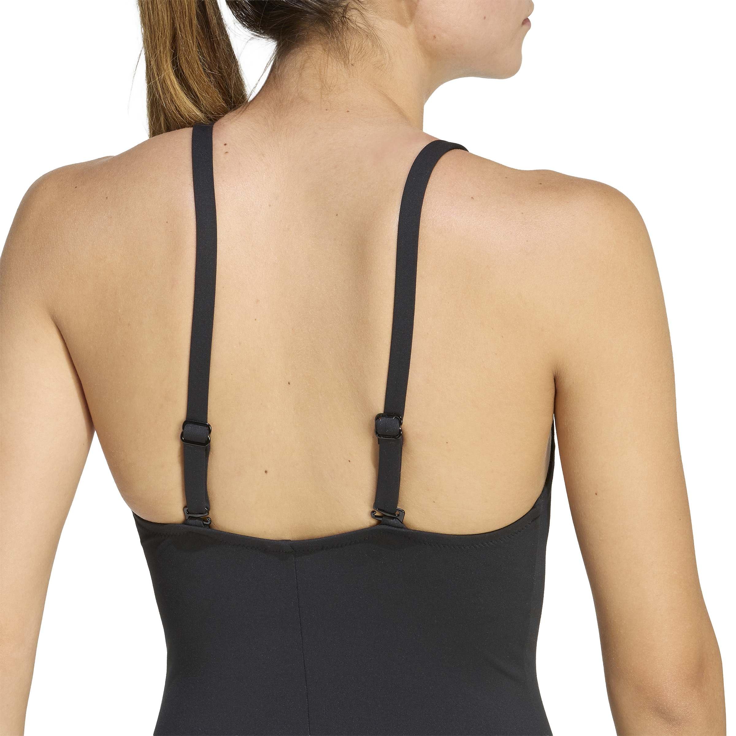 adidas Women's 3-Streifen HIGH Neck 2-Way Straps PEACHSOFT Badeanzug