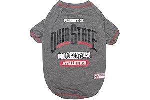 Pets First NCAA Ohio State Buckeyes Dog T-Shirt: Gear Up Your Pup in Team Spirit