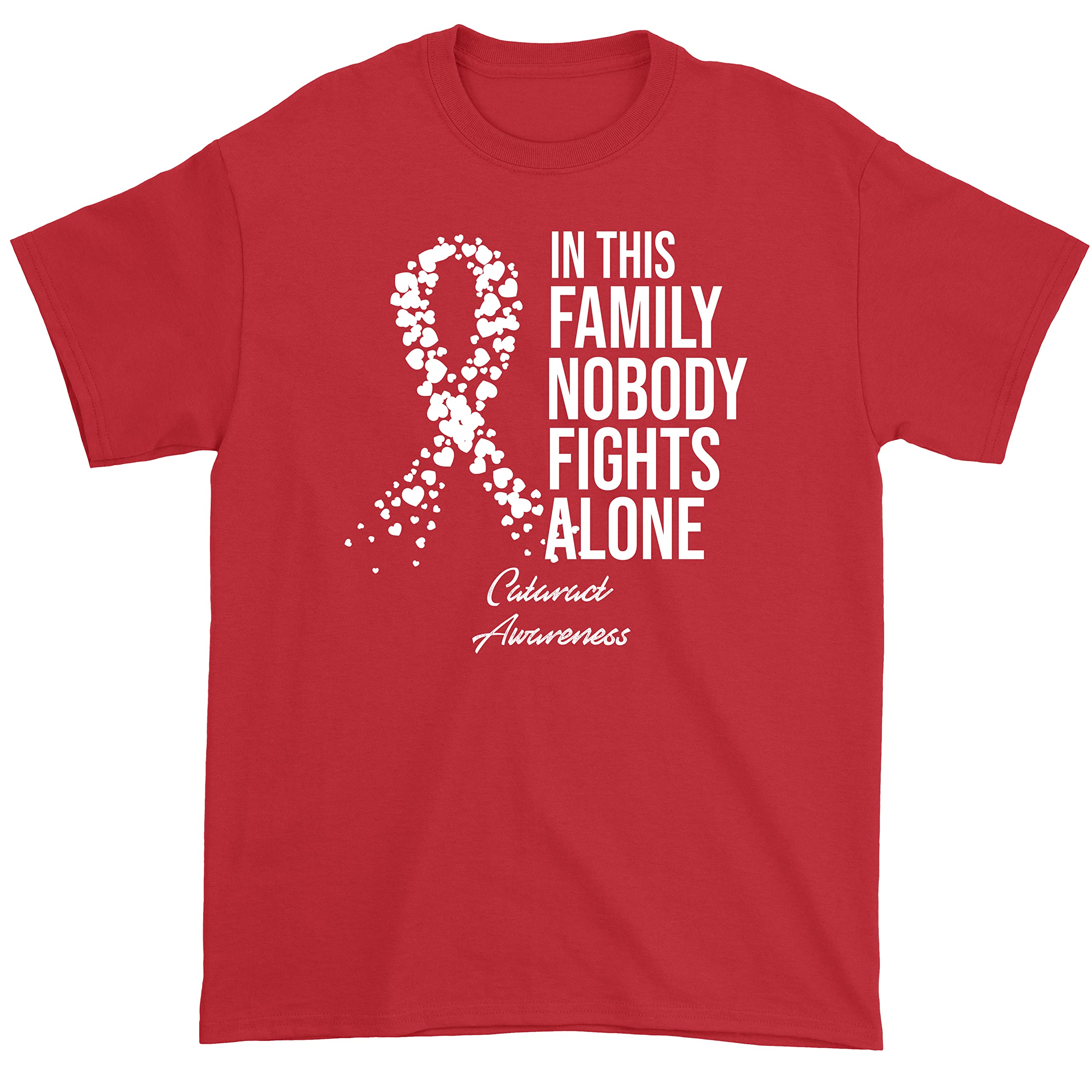 Cataract Awareness in This Family Nobody Fights Alone Cataract Fighter Unisex T-Shirt