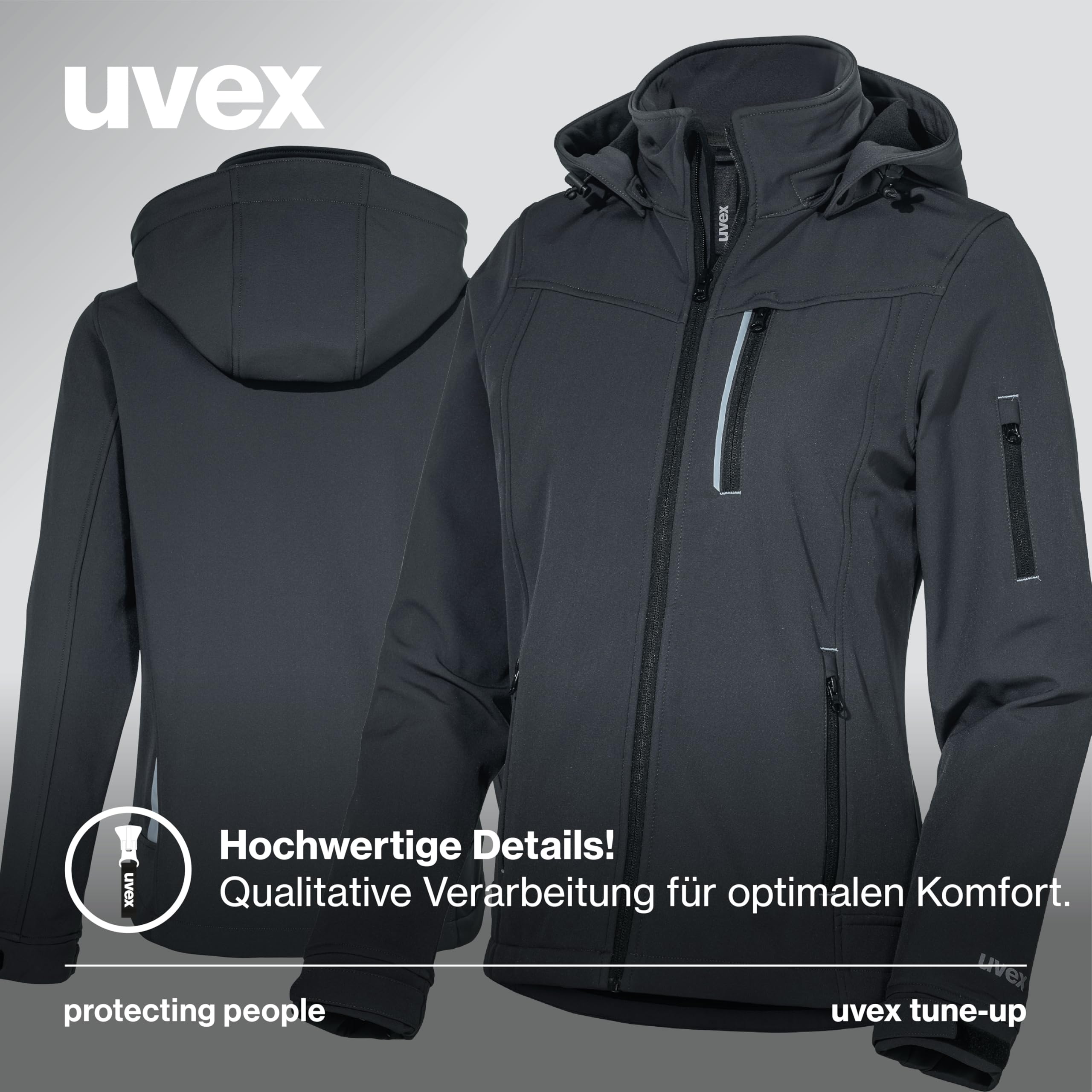 Uvex tune-up softshell giacca da lavoro da donna - Giacca outdoor idrorepellente
