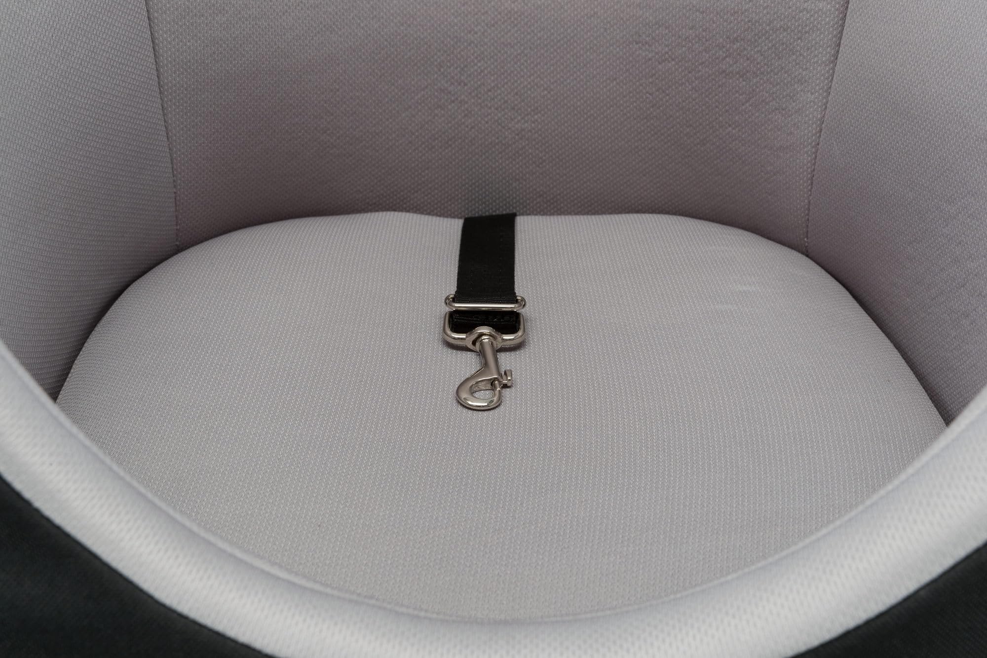 Trixie 13176 Asiento para Coches, Perro, Gris/Negro - 45 x 39 x 42 cm