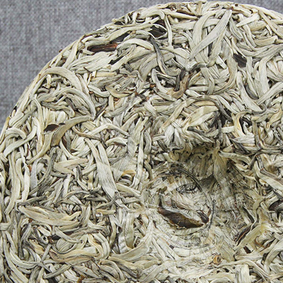 Chinesischer Pu'er Tee 357g （0.787LB） Roher Puer Tee Grüner Tee Moonlight weißer einzelner Knospentee Alte Bäume Pu Erh Tee Gesundheitswesen Pu er Tee