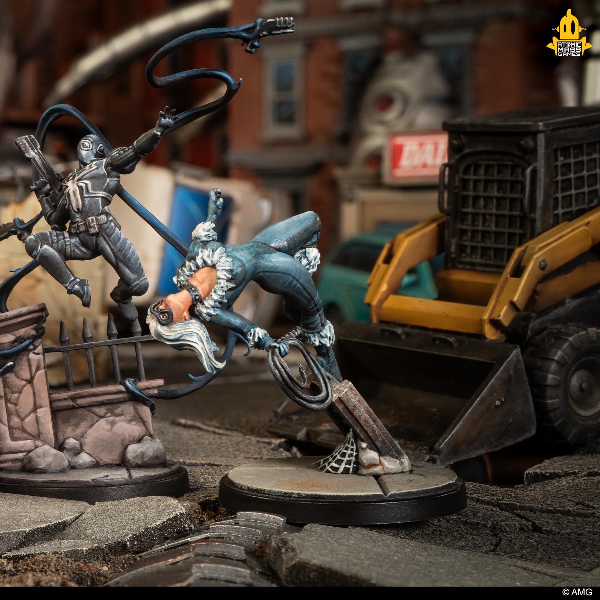 asmodee Marvel Crisis Protocol: Web-Swinging Heroes, Expansión | Juego de Miniaturas, A Partir de 14 Años, para 2 Jugadores, 90 Minutos por Partida, Español/Inglés/Francés