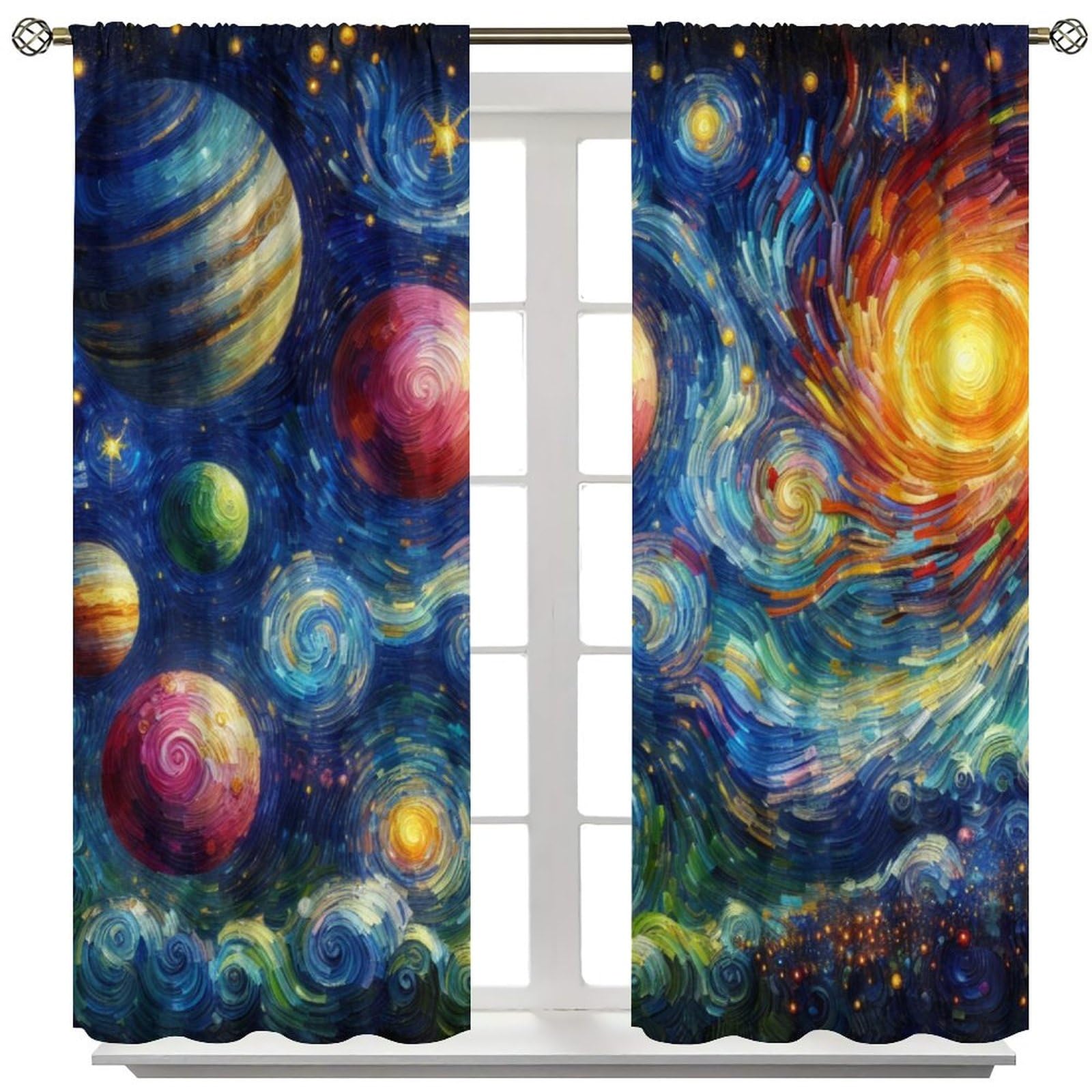 Zen Creative Designs Shiny Satin Sleeve Topper Window Valance Top Bottom Ruffle Home Décor Bedroom Nursery Kitchen Window (58