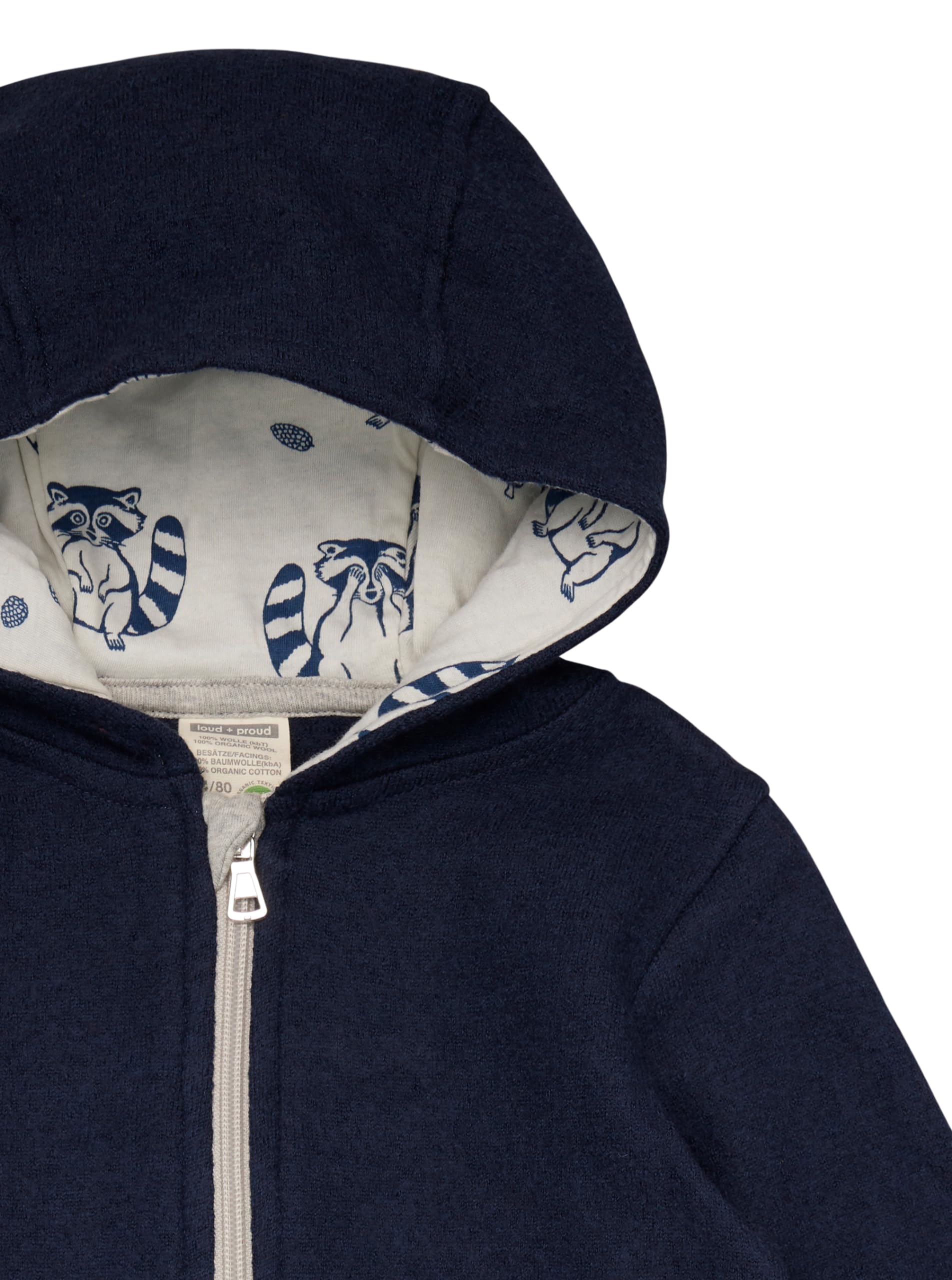 loud + proud Unisex Baby Wollwalk, Gots Zertifiziert Overall