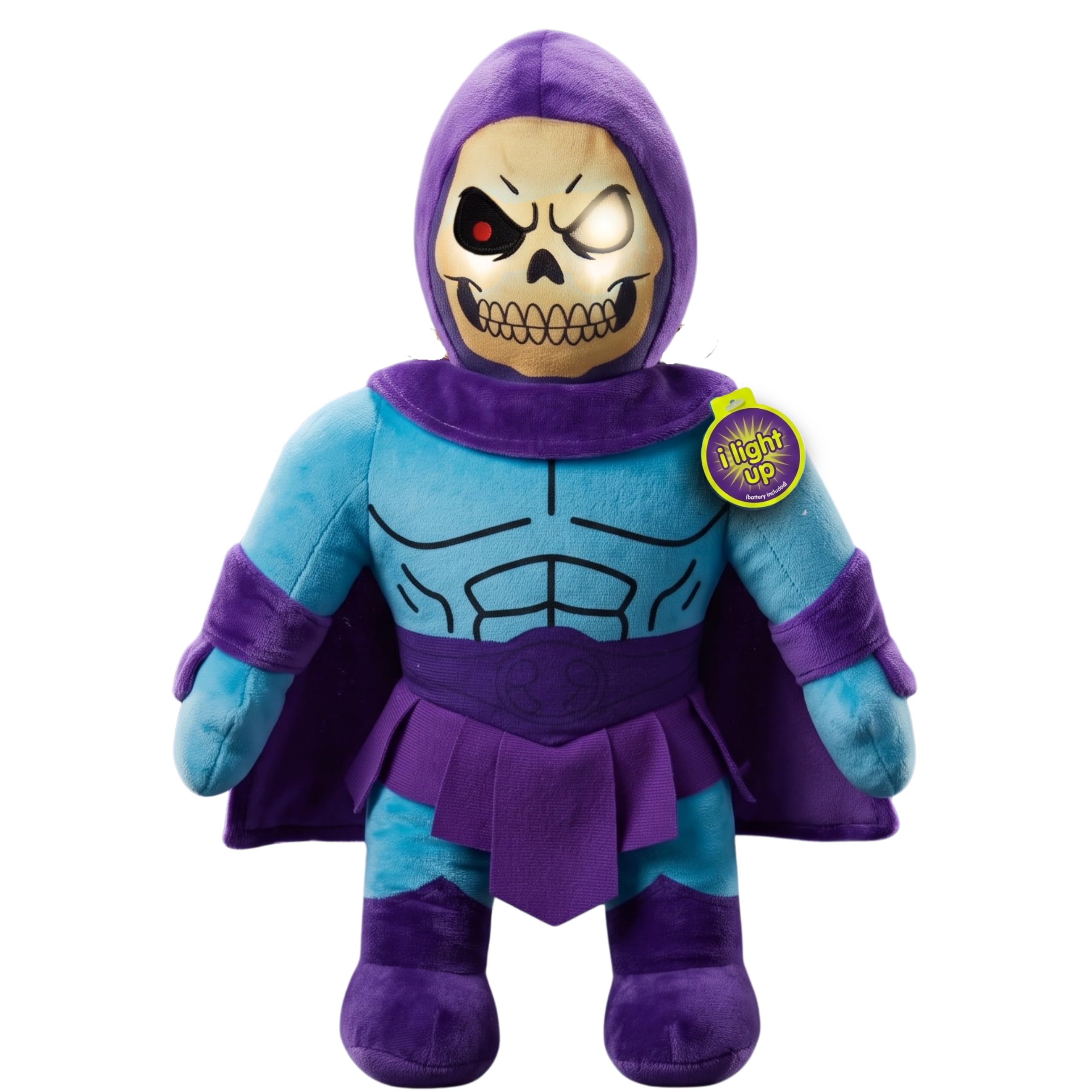Masters of The Universe Skeletor Super Soft Cozy Light Up Cuddle Pillow Buddy for Comfort, (Officially Licensed Product) By Franco