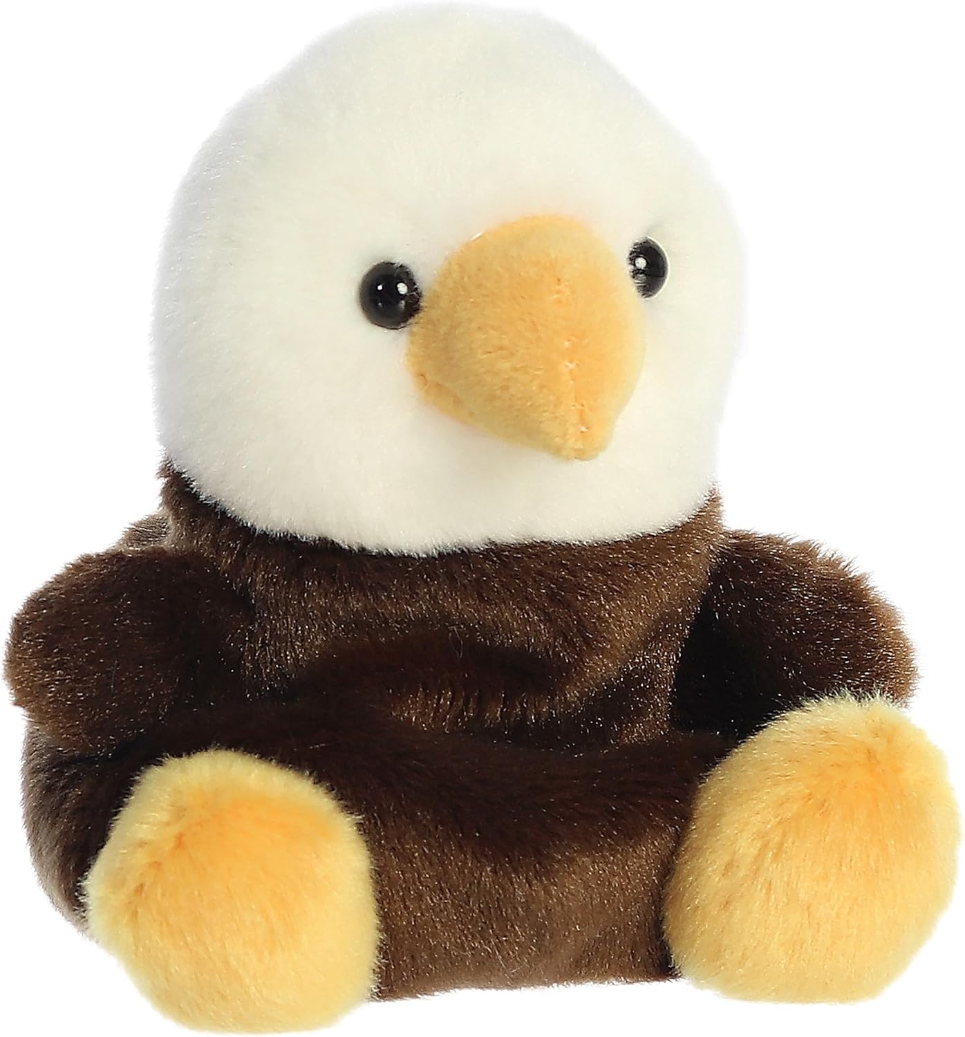 Aurora® Adorable Palm Pals™ Murphy Bald Eagle™ Stuffed Animal - Fun Collectible Plush for Kids and Adult Collectors - Perfect for Decorating Rooms and Birthday Gifts - Brown 5 Inches