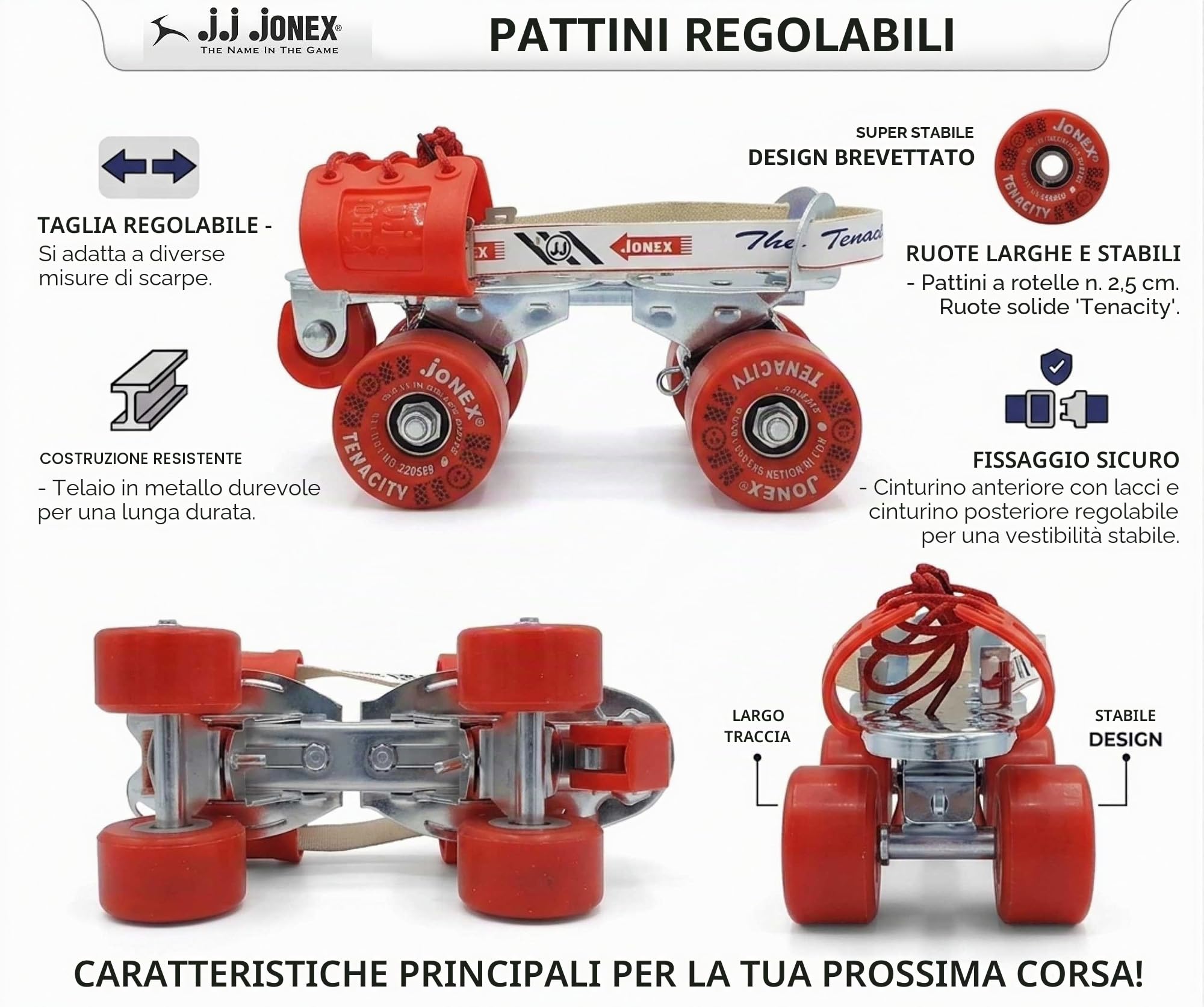 Jonex Tenacity Roller Skates
