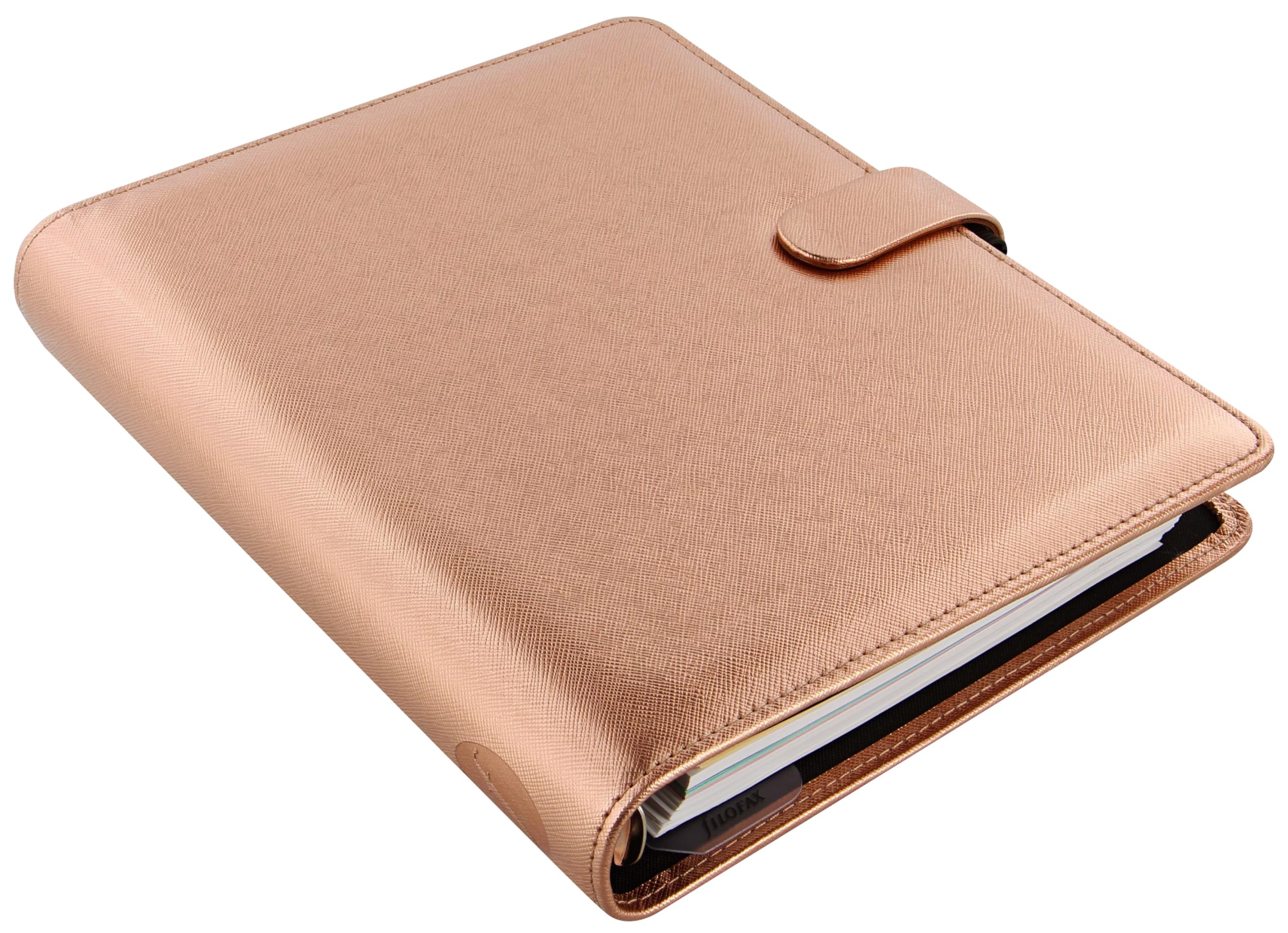 Filofax Saffiano A5 Organiser - Rose Gold - Image 2