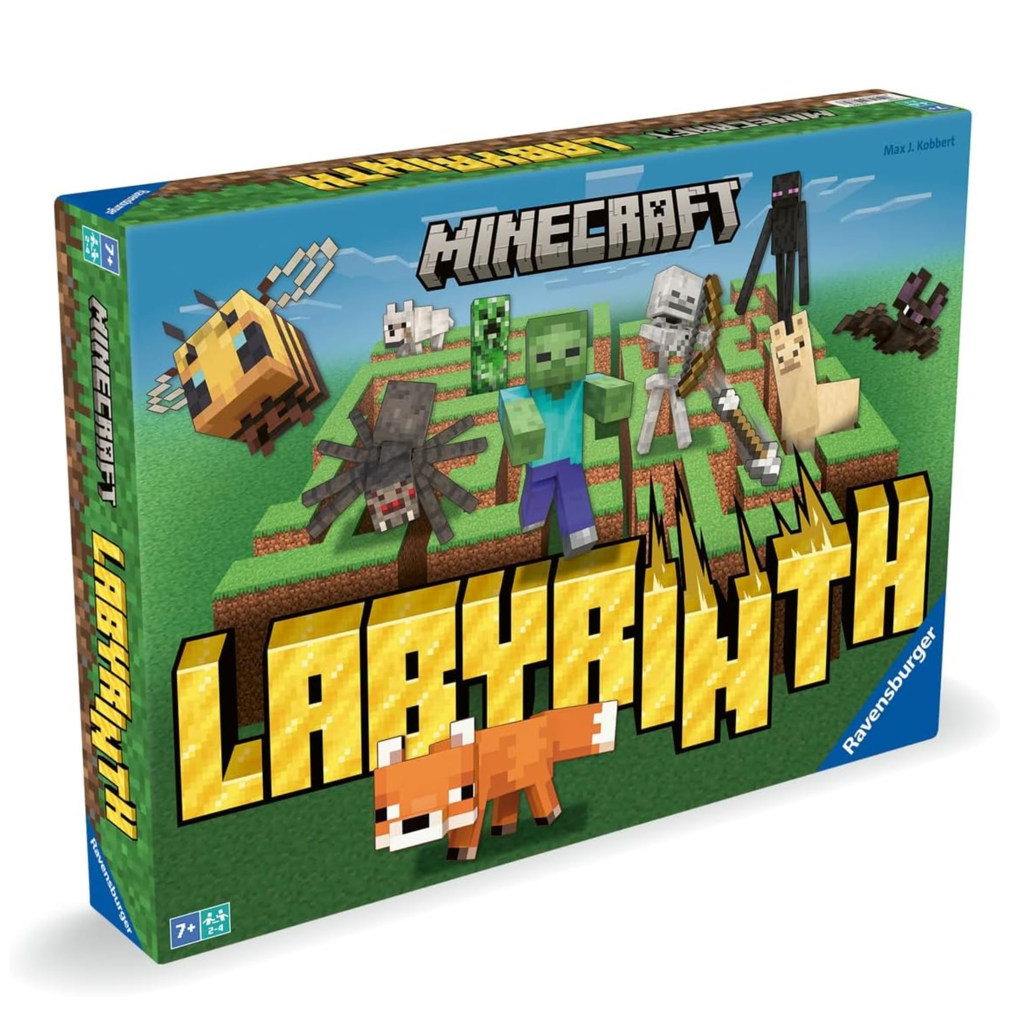 Ravensburger - Labirinto Minecraft | Gioco Da Tavolo Bambini 7 Anni | Labirinto Gioco Da Tavolo Per 2-4 Giocatori | Labyrinth Gioco Da Tavolo | Idea Regalo Per Bambini 7 Anni | Idee Regalo