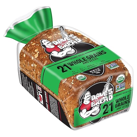 Organic Bread 21 Whole Grains & Seeds, 27 oz. (Pack of 2 Loaves)