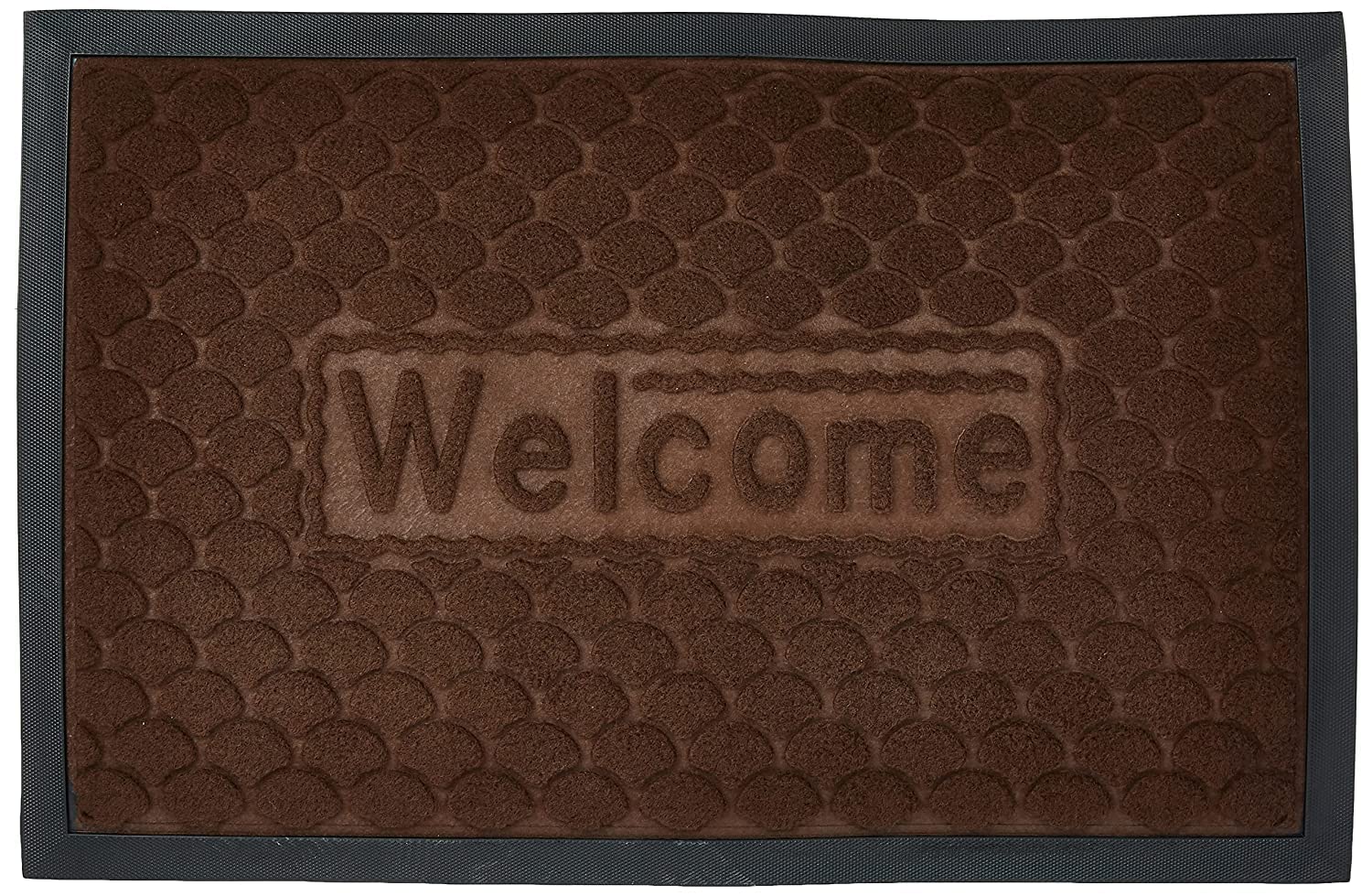 Royalford Rectangular Rubber Door Mat, 40 X 60Cm, Assorted Colors, Rf9565